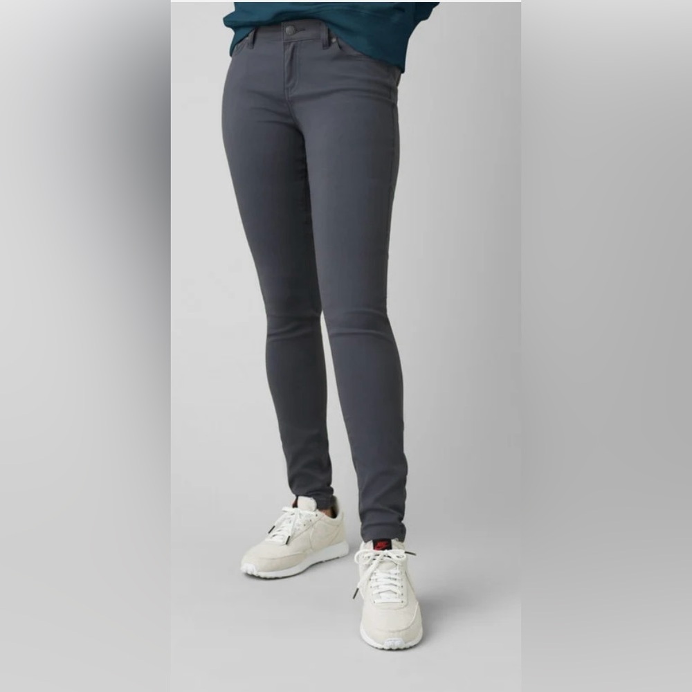 prAna - Briann Pant Skinny Stretch Performance Size 10 Coal